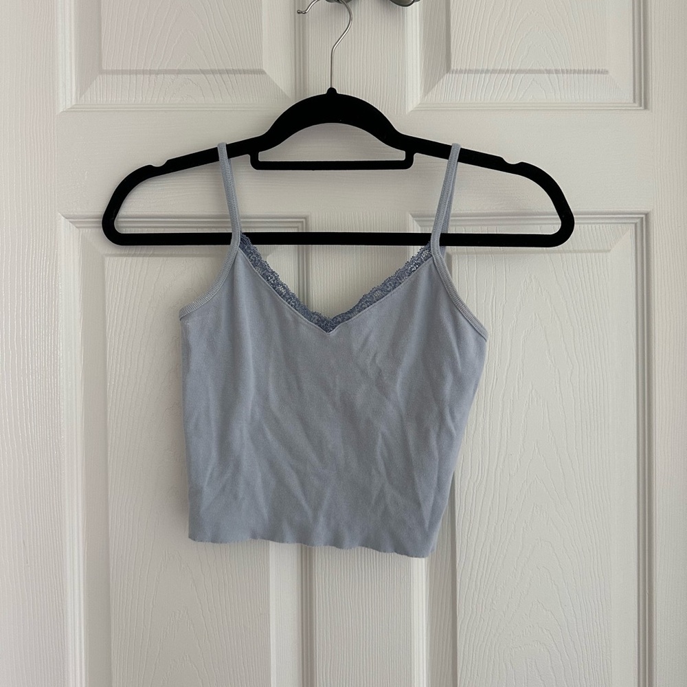Lace trim brandy melville tank top
